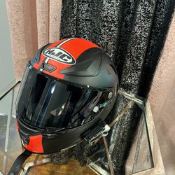 HJC N1 Helmet With Packtalk JBL Speakers Set Up
