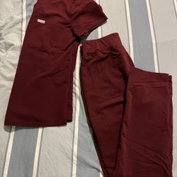 Burgundy Figs Scrubs