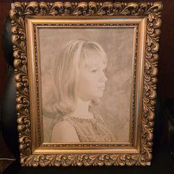 Vintage Gold Frame & Photo