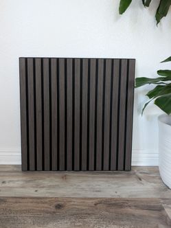 MSI Harmony Espresso 24" x 24" Acoustic Wood Slat Panel
