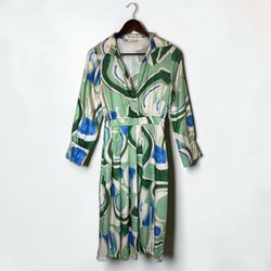 Satin Midi Dress - Zara