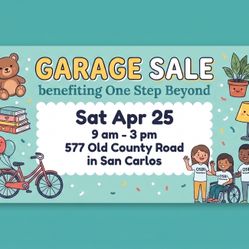 Huge Garage  Sale Benefit One Step Beyond