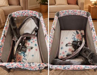 Baby Trend Floral Pack N Play Playard