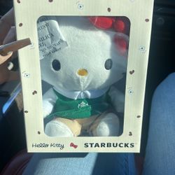 Hello Kitty Plush Starbucks 