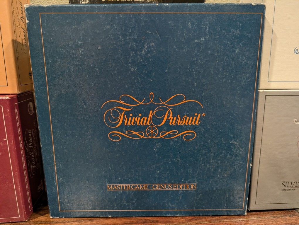 Vintage Trivial pursuit 1(contact info removed) Five Different Editions,