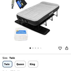 Inflable Air Bed With Frame Size Twin