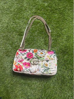 Gucci GG Marmont Floral Shoulder Bag