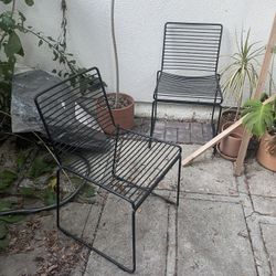 Hay Hee Outdoor Chairs Black 
