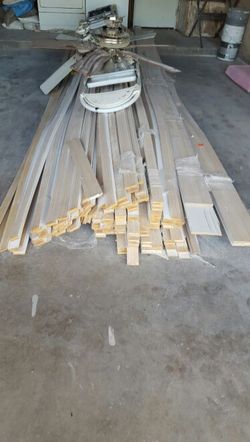 Baseboard installed and casein