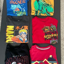Boys t-shirts, Nike sweatshirts, sizes 7 /small