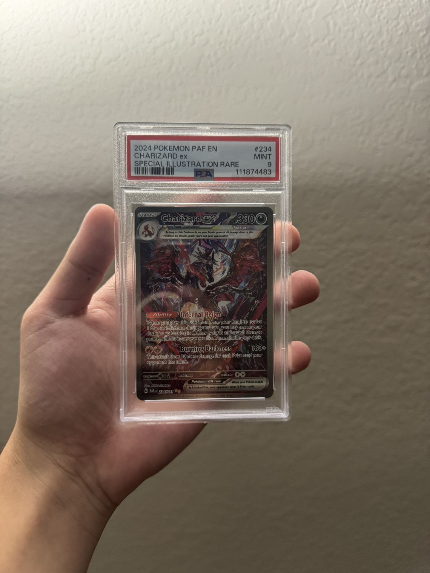 PSA 9 Charizard EX Paldean Fates