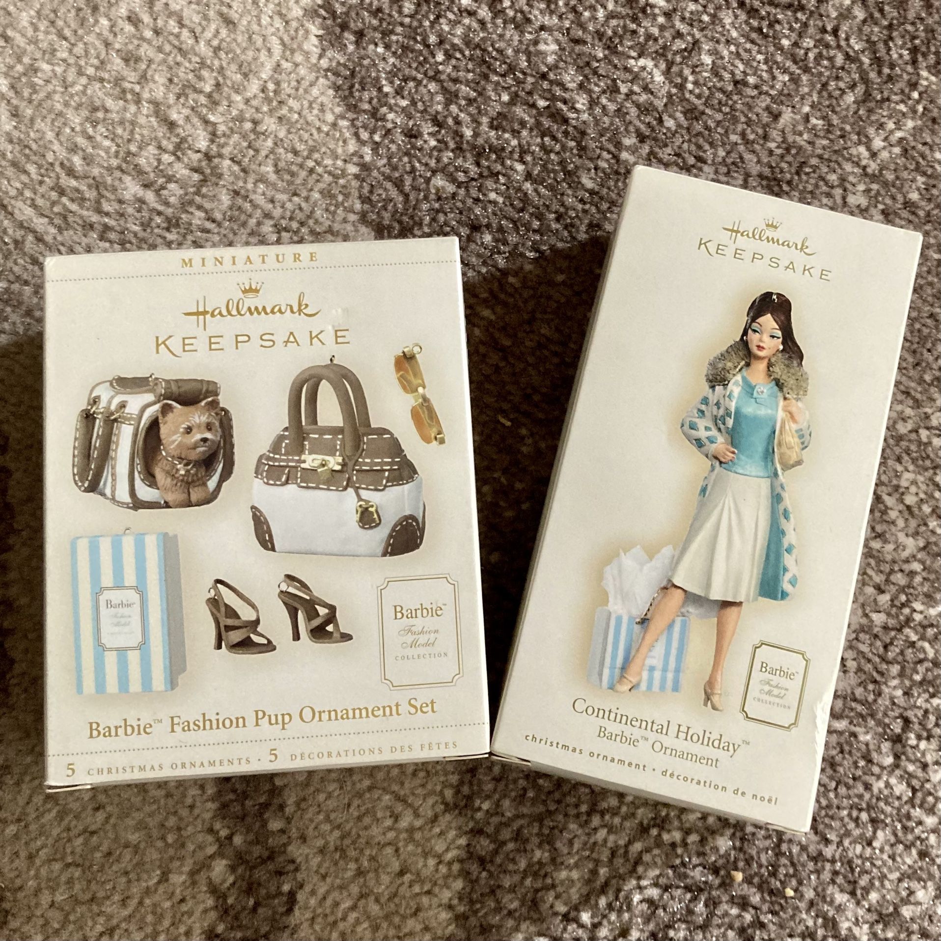 Barbie Continental Holiday 2 Single Box Ornaments