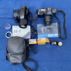 Cameras For Sale. Yashica And Olympus Cameras 