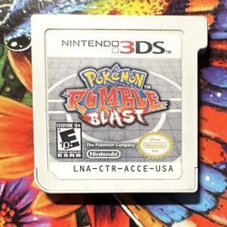 Pokémon Rumble Blast Nintendo 3DS (Cartridge Only) Tested & Working