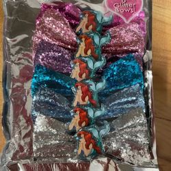 Little Mermaid Disney Princess Hair Bows 