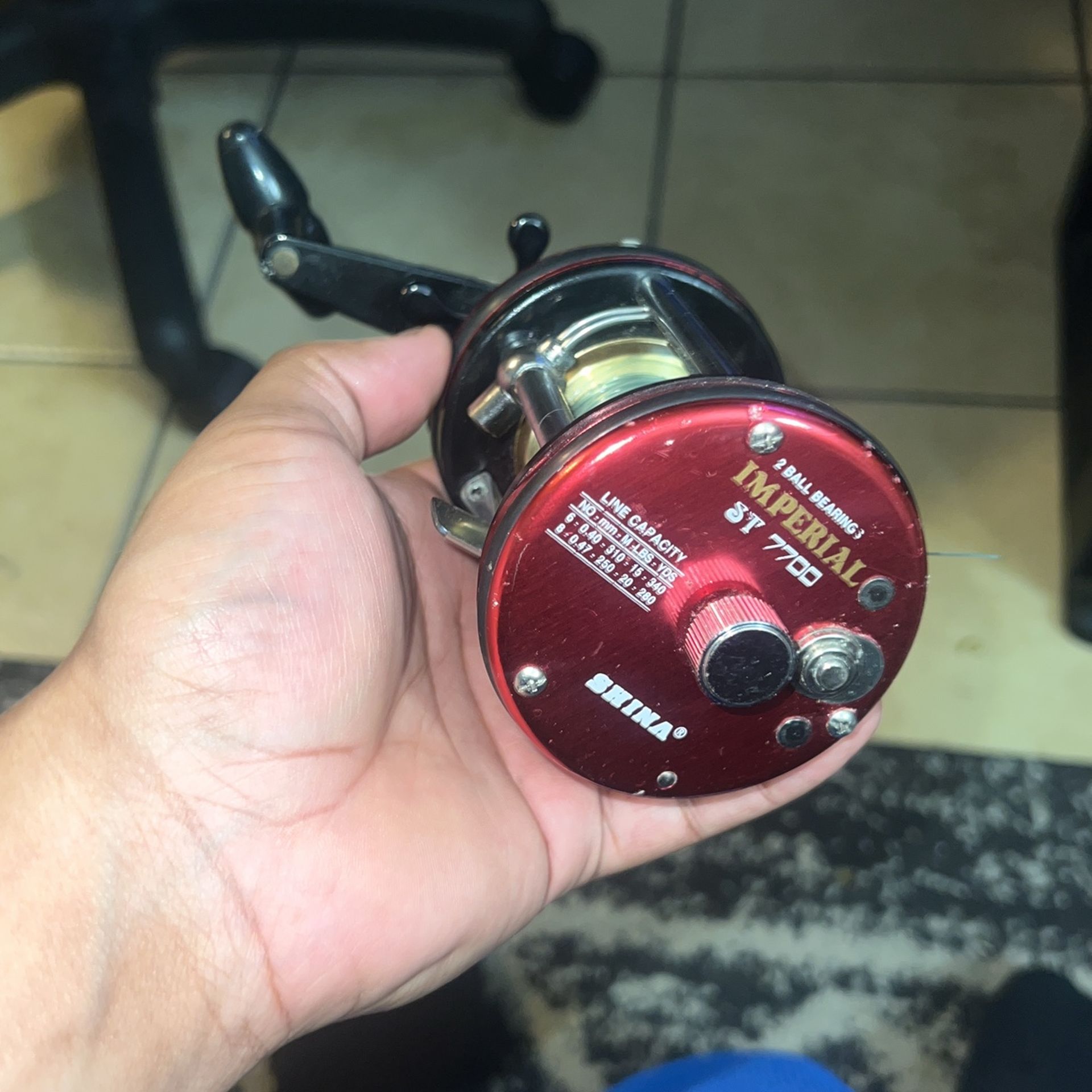 IMPERIAL ST 7700 SHINA 2 BALL BEARING FISHING REEL