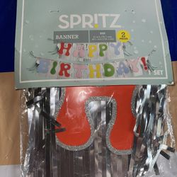 Happy Birthday Banner $2