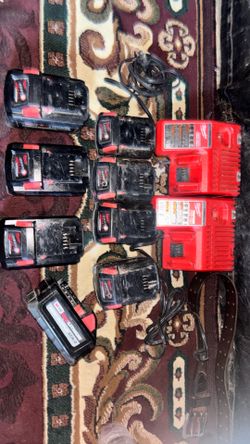 Milwaukee  batteries n chargers