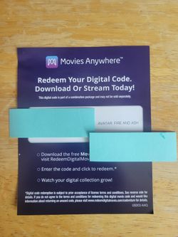 Avatar : Fire and Ash 4K movie code