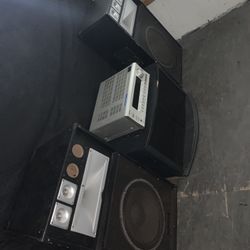 Pro Studio Speakers, Stand And Receiver 