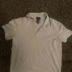 white polo shirt