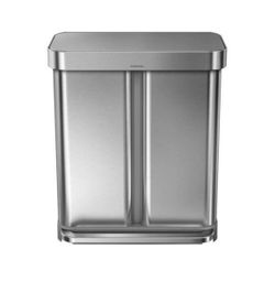 Stainless steel trashcan/recycle