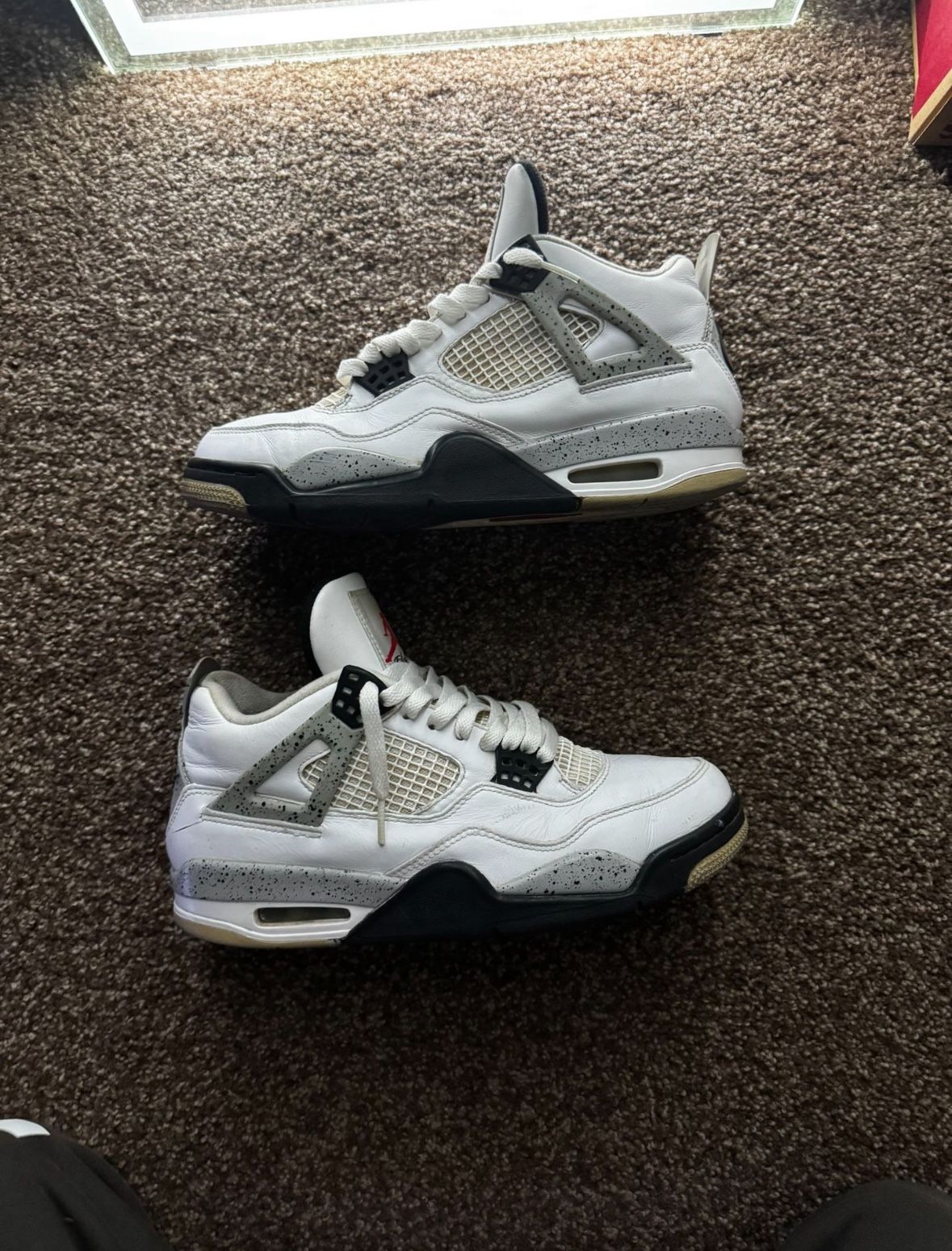 Jordan 4 White Cement Size 8.5