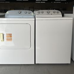 Whirlpool 3.5 cu. ft. Washer w/Agitator & Deep Water Wash 7.0 cu. ft. Vented Electric Dryer