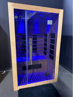 2-person Eclipse Infrared Sauna by Sweatlabs