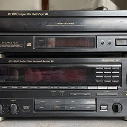 TEAC Stereo Amplifier and CD Player, AG-V3020 And PD- D850