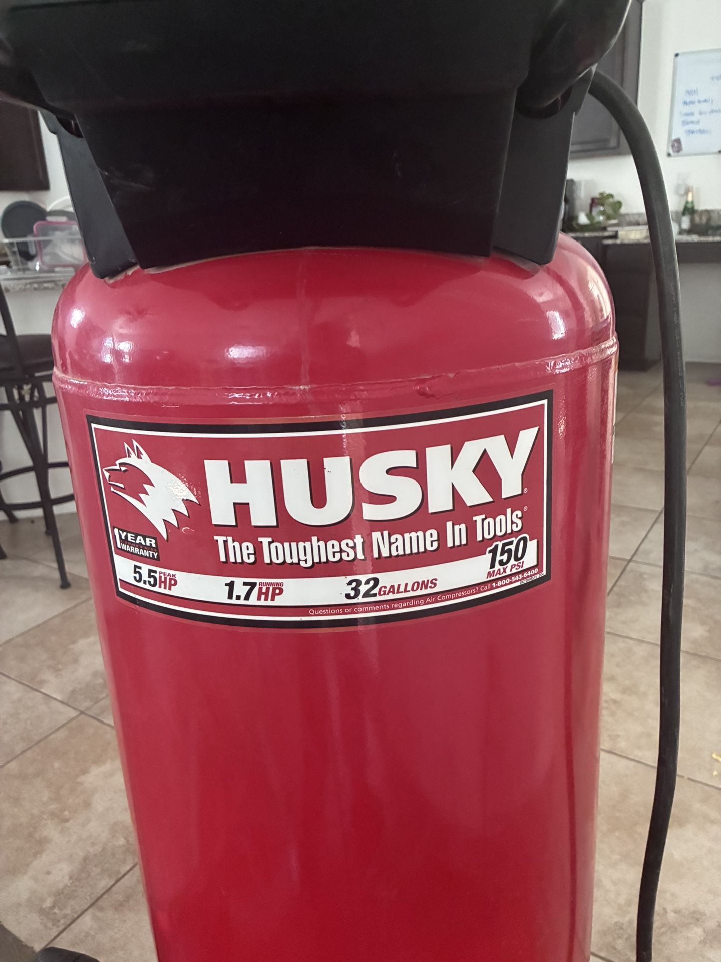 Air Compressor With Tools 