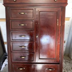 Tall dresser just got to be screwed in shows on pic$115. Located Pharr Texas 78577