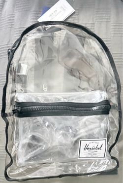 Brand New w/ Tags - HERSCHEL SUPPLY CO. Classic XL Clear and Black Backpack