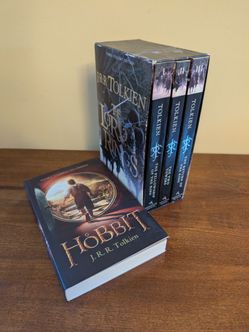 Lord of the Rings Book Set plus The Hobbit