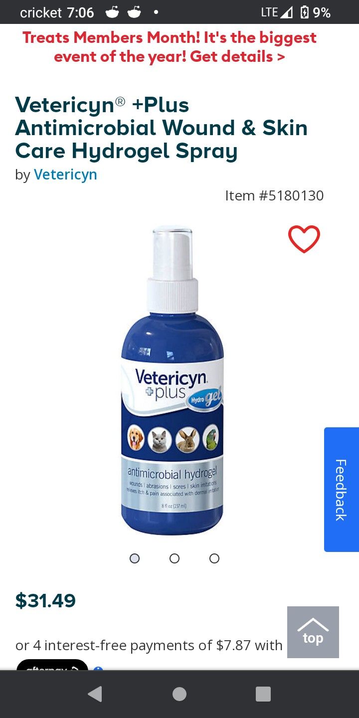 Vetericyn Wound Spray For Pets 