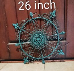 26inX26in WROUGHT IRON INDOOR/OUTDOOR WALL ART