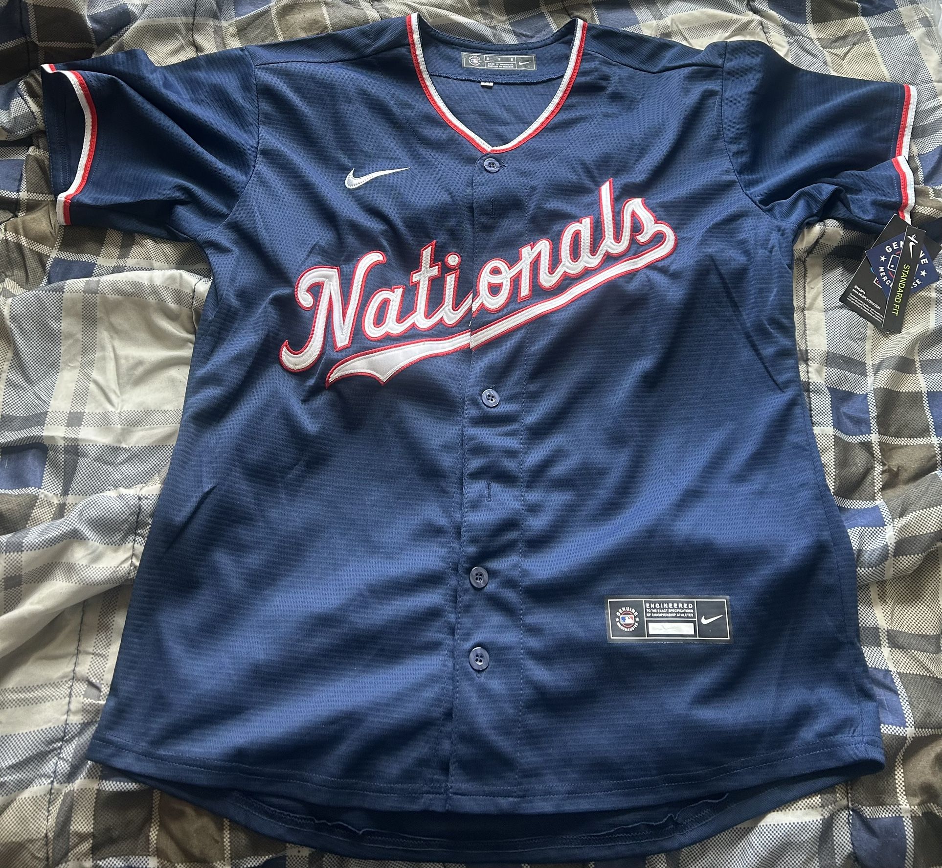 Washington Nationals Baseball Jersey Sz Medium 
