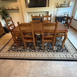 Dining room table - chairs