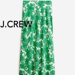 🌞😎(NEW) (1 AVAILABLE) WOMEN’S J.CREW GWYNETH SLIP SKIRT IN FLORAL PRINT - SIZE: SMALL (MSRP: $98)😎🌞