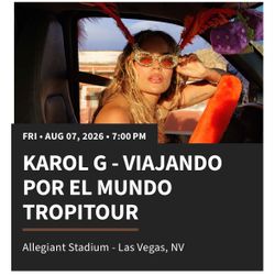 Karol G tickets Las Vegas