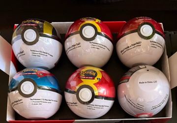 Sealed pokemon tcg pokeballs 6 count - 3 packs each inside L25