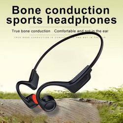 Open-Ear Bone Conduction Stereo Sport Headphones with Mic