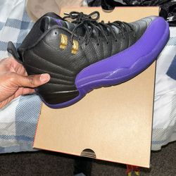 Retro 12 Field Purple