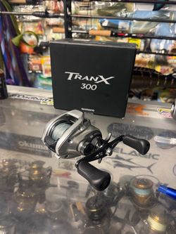 Murrieta Shimano Tranx 300 salt water fishing reel. Ready to fish.