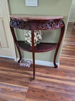 Half table Marble top.