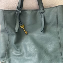 Fossil Leather Backpack