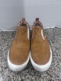 Vans suede loafer style slip on shoes men’s 13