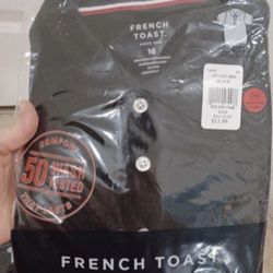 Navy Blue School Polos Size 16 (4)