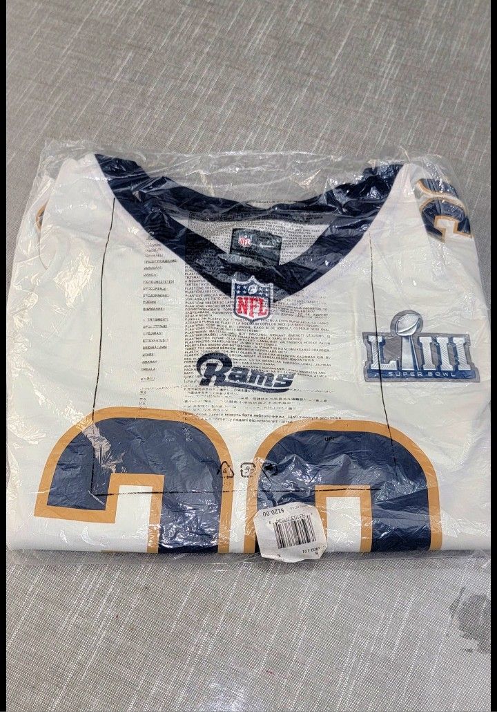 NFL Todd Gurley Los Angeles Rams Nike Football Jersey Super Bowl Size 3XL XXXL