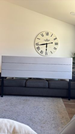 Fabric Backboard for King Size Bed